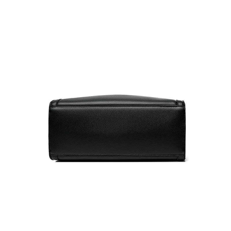 Bolsa de ombro feminina de couro de luxo, bolsa tiracolo fashion com axilas, bolsa carteiro para compras, bolsa grande de capacidade