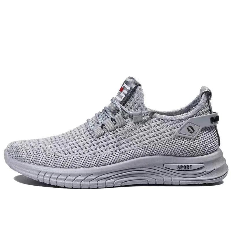 New Spring and Autumn Network Shoes Men's Shoes 2024 Leisure Sports Mesh Breathable Anti Slip Lightweight Running Shoes - CRAVO ROSE