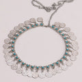 Retro coin Pendant belly Dance Waist Decorateive chain tassel Belt For Women accessories Ladies's Bohemia Girdle Dress catwalk
