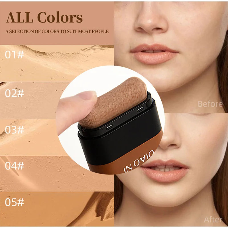 Base em bastão Eraser, corretivo líquido Velvet Moist Light, maquiagem duradoura e impecável, cosméticos para beleza facial