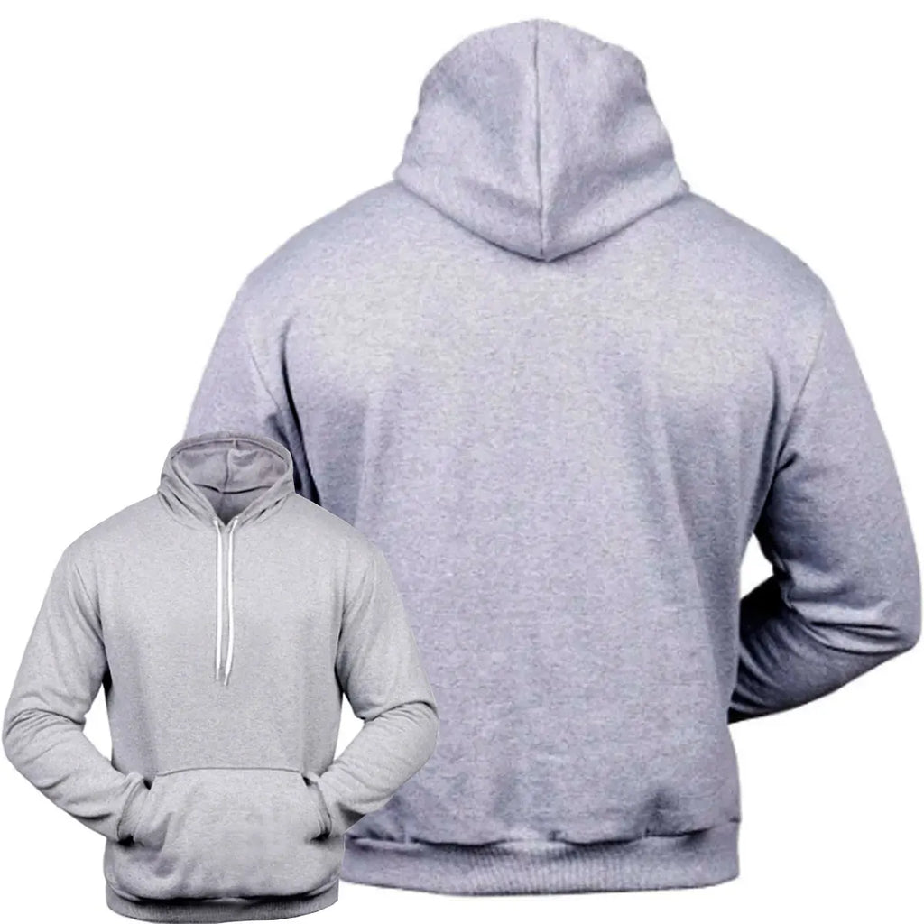 Kangaroo Sweatshirt Cool Blouse Flated Cotton Hoodie