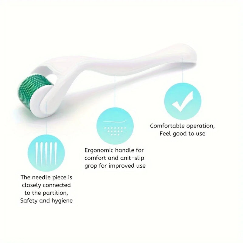 DRS 540 Sistema de Rolo Derma com Agulha Real Microagulha para Crescimento Capilar e Barba Tratamento Antiqueda de Cabelo Mesoterapia Facial