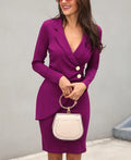 Vestido Midi Escritório Senhora Manga Longa Vestidos Finos Elegantes Bodycon Trabalho Negócios Lápis Sólido Vestidos