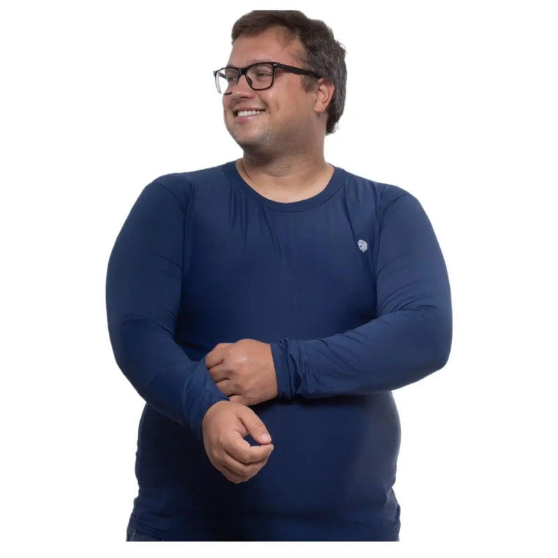 Men's Thermal T-Shirt Plus Size Second Skin Protection Uv 03