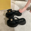 Women Slippers 2024 New Summer Casual Shoes Versatile Thick Sole Sandals Women Outwear Bow Beach Slippers Sexy Slides Women