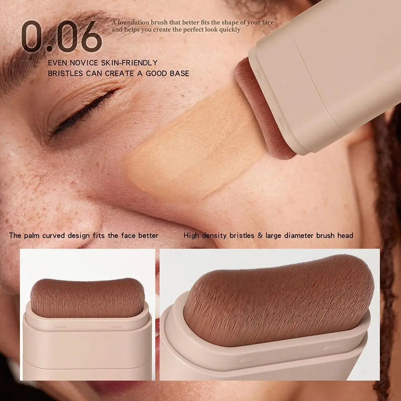 Base em bastão DEROL Eraser com pincel de maquiagem