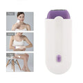 Depilador elétrico Barbeador elétrico Mini recarregável Remove pelos sem dor Depilador facial para rosto e corpo
