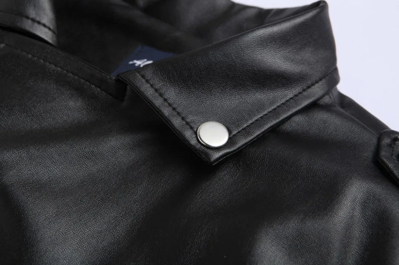 Jaquetas de couro masculinas para motocicleta, zíper oblíquo, slim, nova moda, couro sintético, camurça, casacos casuais, jaquetas de couro 4XL