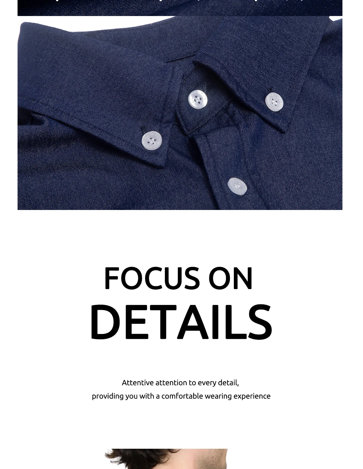 CHCH New Men's Shirt Long Sleeve Button Down Social Business Casual Solid Color Shirts for Men