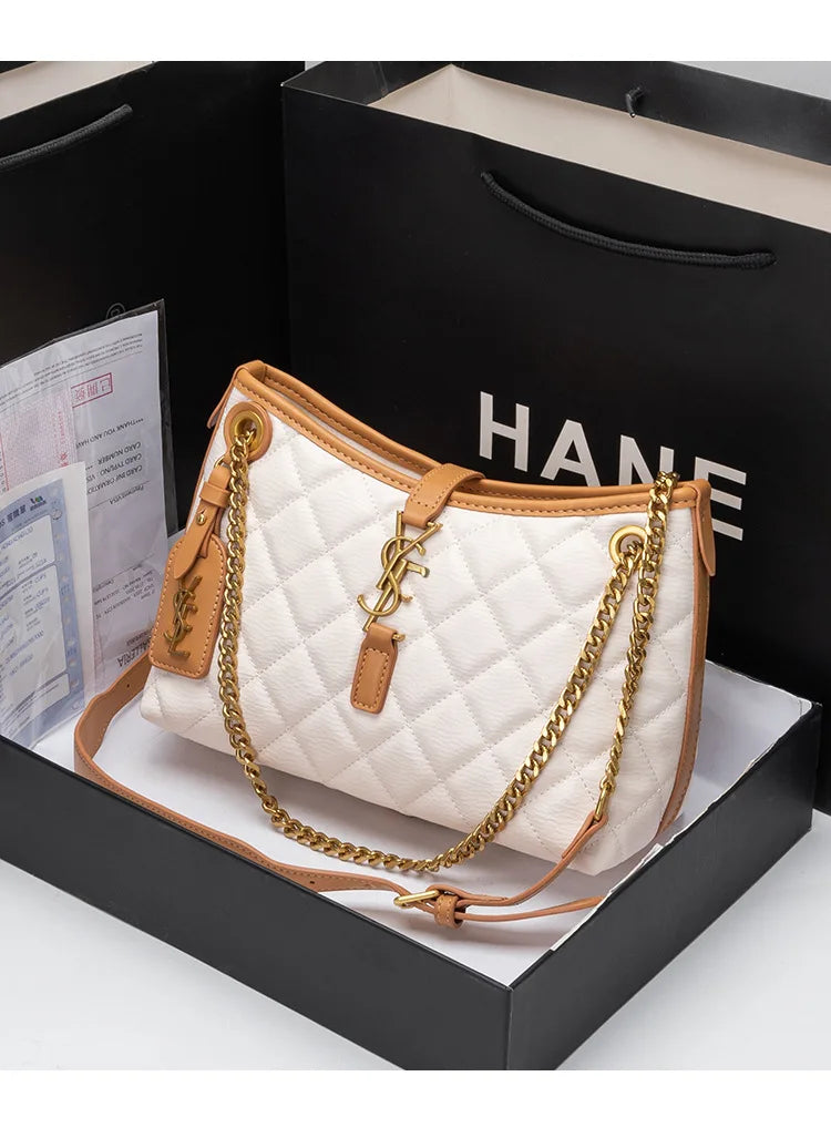 Women's bag niche new shoulder bag high-end messenger bag temperament versatile underarm bag fashion commuter handbag