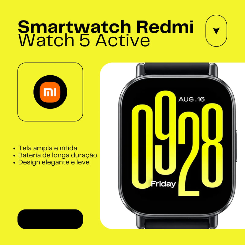 Smart Watch Redmi Watch 5 Active: Modern, Practical Smart Watch