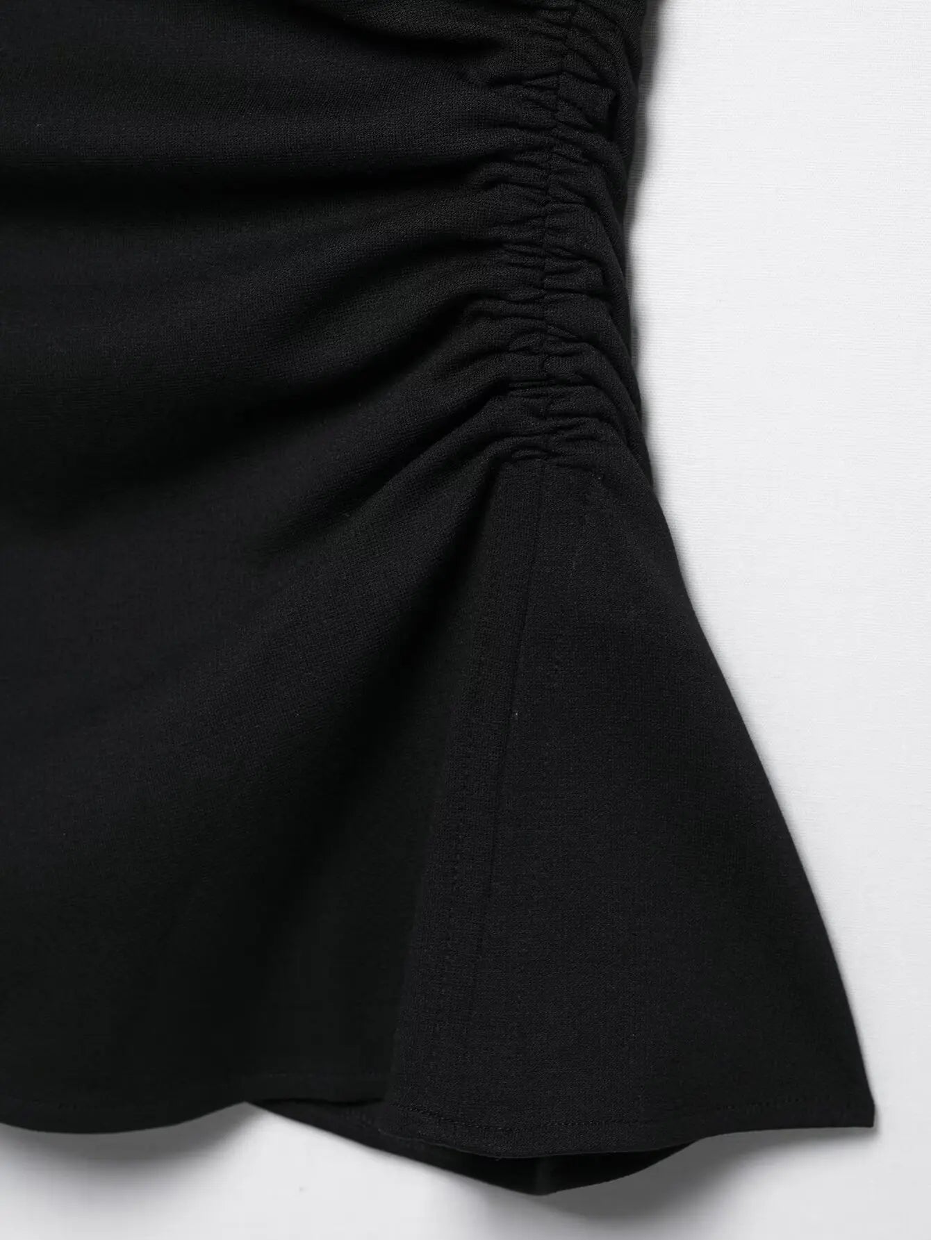 Nlzgmsj  2025 Summer Women's Ruched Asymmetric Crop Tops Women Casual Sleeveless Streetwear Short Tops