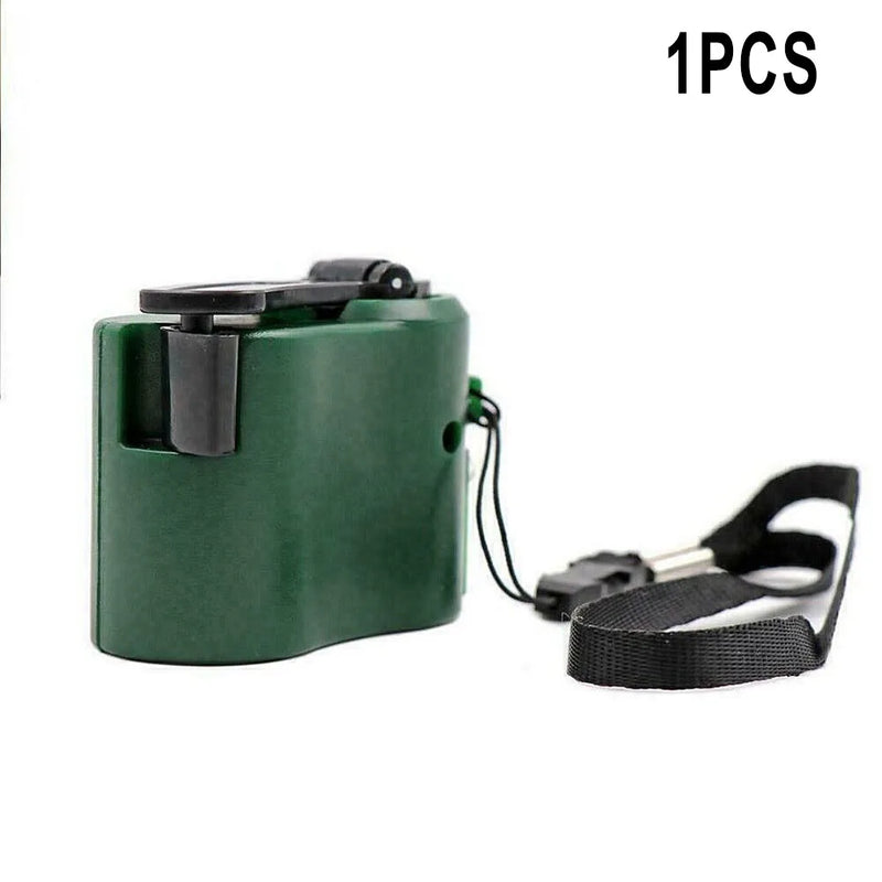 Carregador de manivela USB 1 peça, gerador manual, dínamo móvel, carregador de emergência, ferramenta portátil para atividades ao ar livre