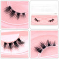 Cílios Visofree Mink Cílios Transparentes Cílios Postiços Transparentes Cílios Postiços Feitos à Mão Cílios Dramáticos Cílios Superiores