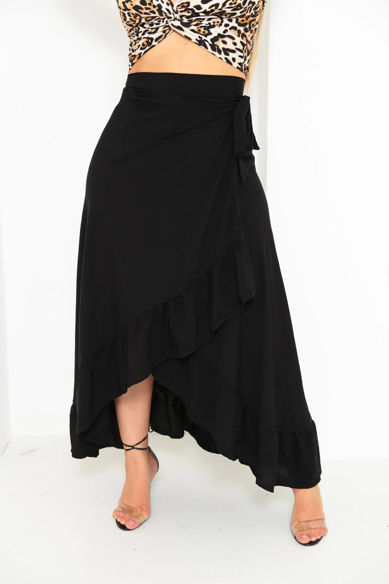 Women's Ounty Print Long Skirt, Sexy Aesthetic Split, High Waist, A-line, Elegant Women's Fashion, Summer