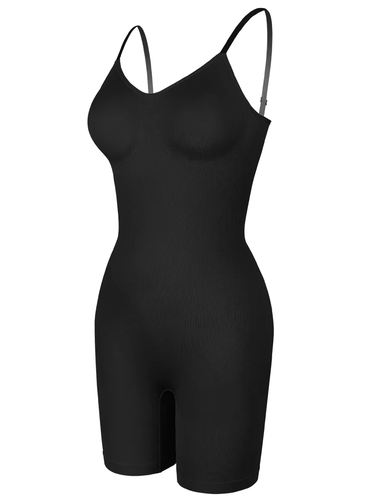 SLIMBELLE Women's Full Body Shaper Bodysuits Tummy Control Butt Lifter Slim Underwear Shapewear Thigh Slimmer Shorts One-Piece