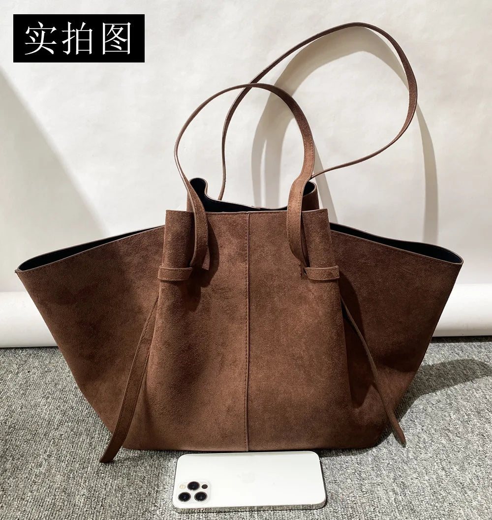 2026 Women's Summer Large Capacity Commuter Tote Bag Female Korean Fashion Luxury Pu Leather Handbags Chic Trend Underarm Bag