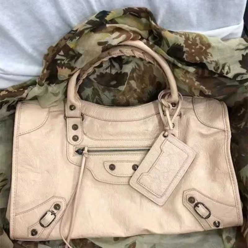 City Motorcycle Shoulder Bag Tote Bag for Women Luxury Designer 2026 Autumn and Winter handbag crossbody Large Capacity
