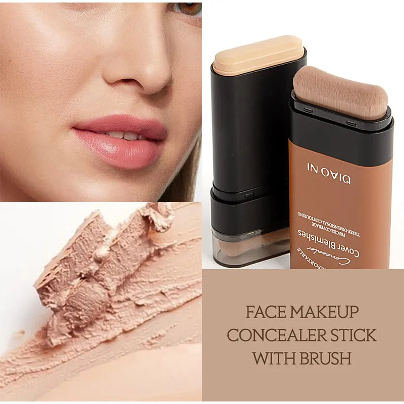 Base em bastão Eraser, corretivo líquido Velvet Moist Light, maquiagem duradoura e impecável, cosméticos para beleza facial