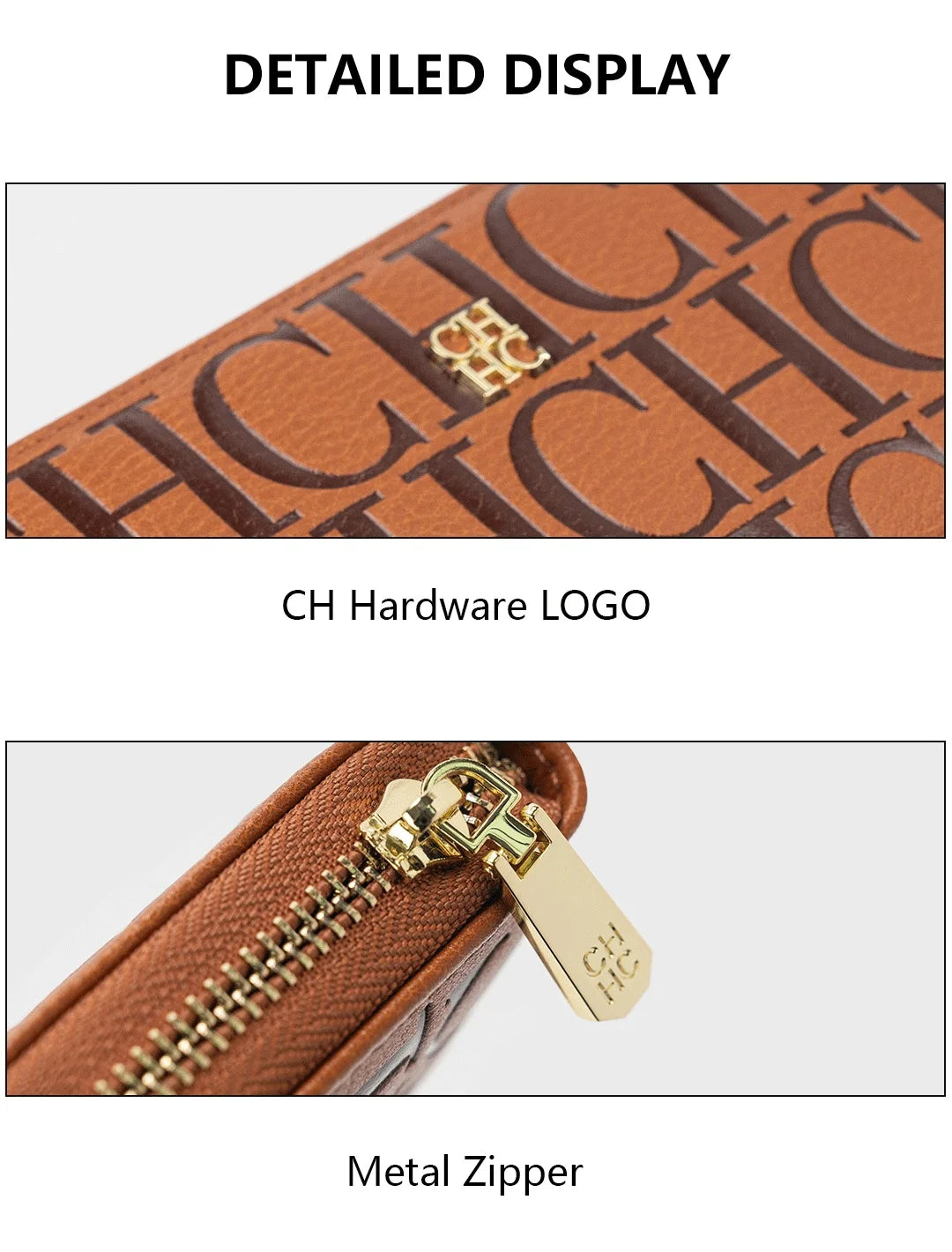 CH Luxury Brand Wallet High-quality Exquisite Portable Compact Elegant Classic Fashionable Wallet Women