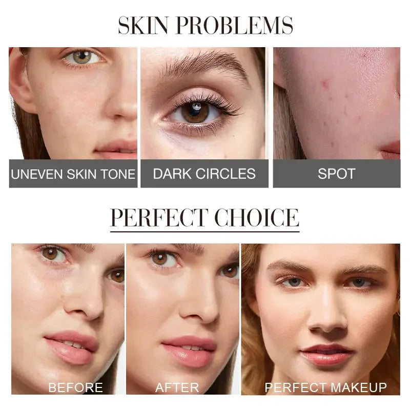Base em bastão Eraser, corretivo líquido Velvet Moist Light, maquiagem duradoura e impecável, cosméticos para beleza facial