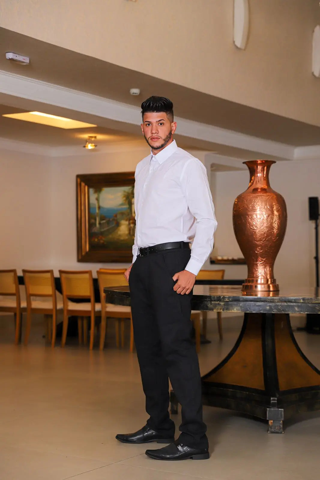 Men's Trousers Sport Trousers Black Elegant Men's Social Work Pants for suit BRAZIL brand ptrl jeans