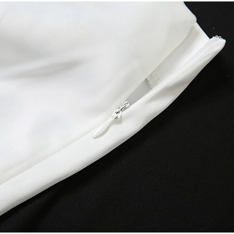 Conjuntos elegantes de renda e cetim com top e saia longa femininos, blusa justa e ombro de fora, robes femininos para festa de verão e noite