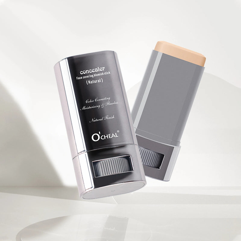 Ocheal Base Facial Contorno em Bastão Longa Duração Leve Iluminador em Bastão Corretivo Facial Contorno de Imperfeições Maquiagem de Beleza