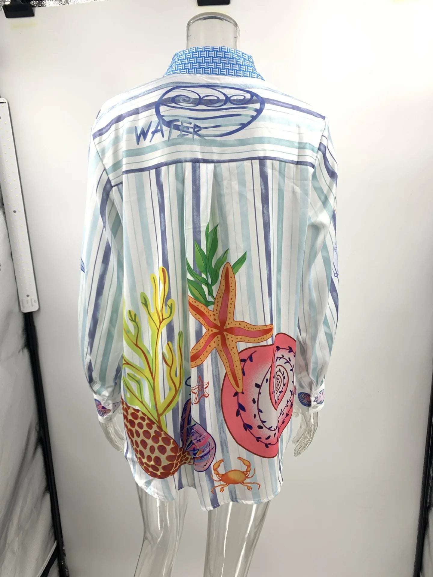 Bohemia Satin Print Loose Pants Sets Women Causal Long Sleeve Shirts Two Piece Sets Female Beach Summer Outfits Streetwear