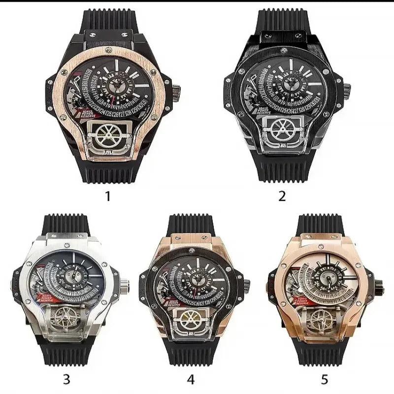 Men's Large Dial Fashion Watch Warcraft Style Mechanical Watch - CRAVO ROSE