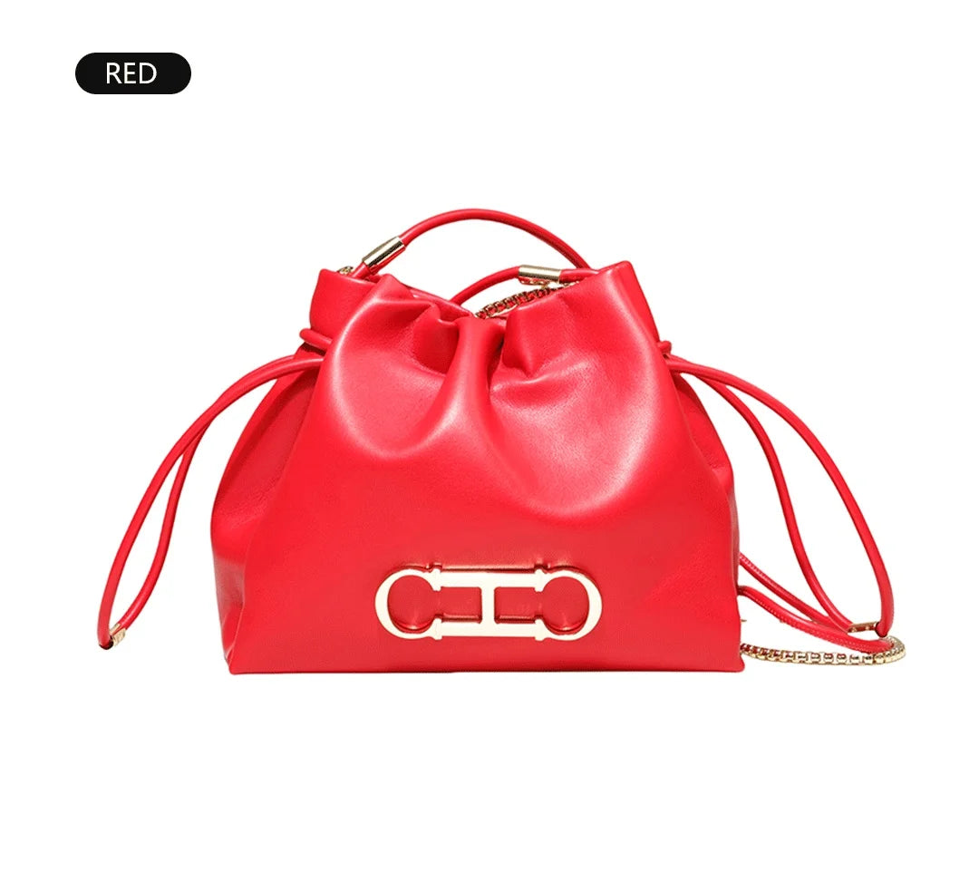 CH Fashionable Commuter Bag High-Quality Solid Color Design Women's Handbag 2026 Classic Style Everyday Women's Small Bag