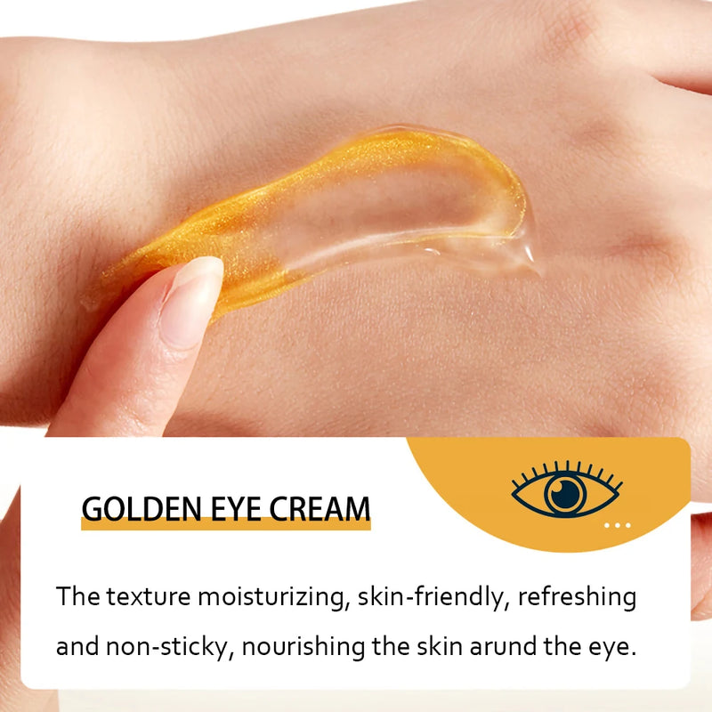 Conjunto de cuidados com a pele 24K Gold Niacinamida Soro Facial Antienvelhecimento Produtos para a Pele Remover Olheiras Creme de Colágeno para os Olhos Kit de Cuidados com a Pele