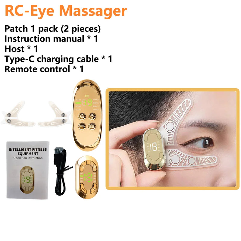 EMS Eye Face Beauty Massagem Estimulador Muscular Lifting Facial Antirrugas Lifting Facial Cuidados com a Pele Olheiras Alivia Fadiga