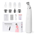 Máquina portátil de microdermoabrasão de diamante, dispositivo de peeling facial, esfoliação a vácuo, removedor de cravos com 4 pontas de peeling de diamante