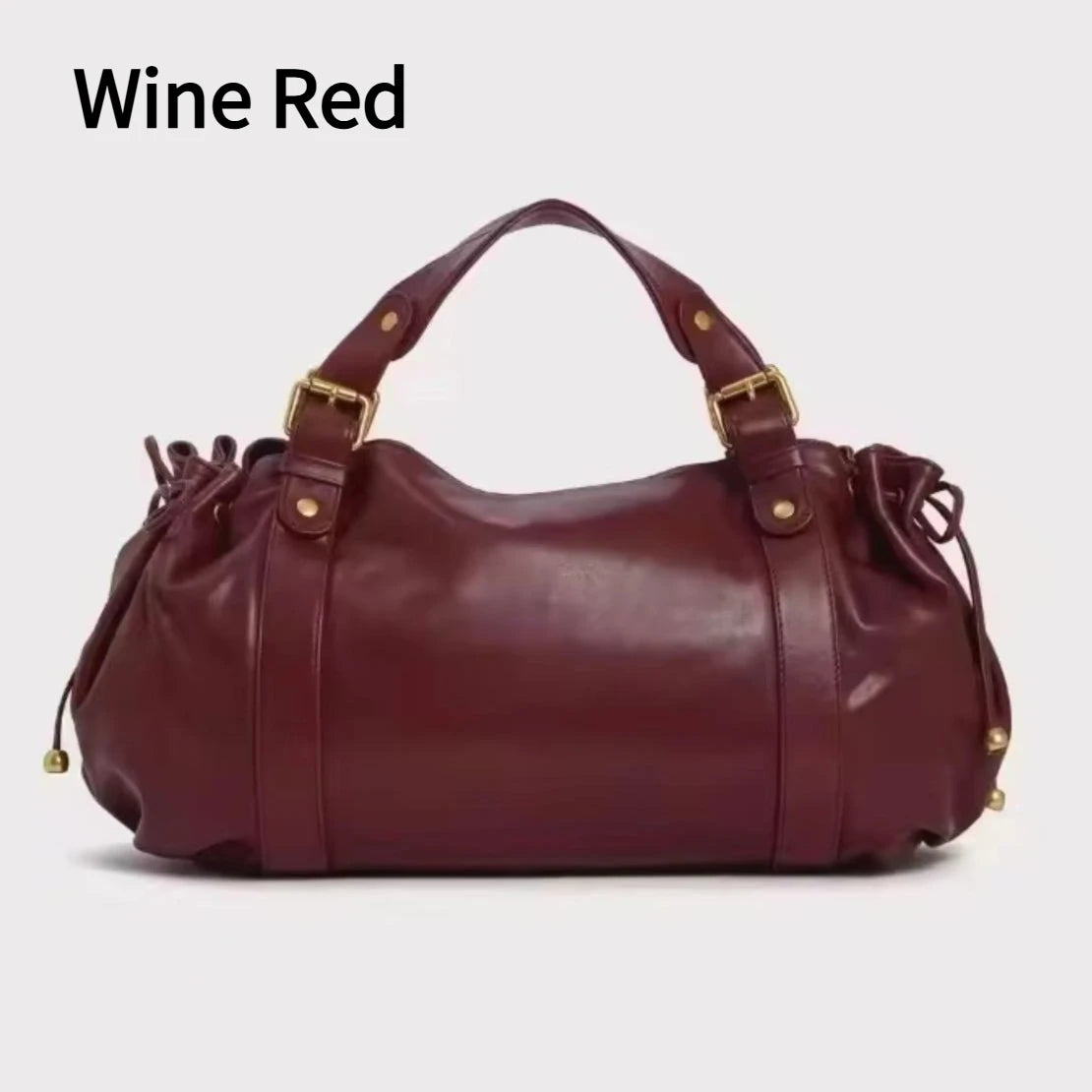 Women's Crossbody Simple Handbag Commuter Shoulder Boston Bag Stylish Versatile Work Bag Soft Polyester Interior