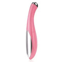 Caneta elétrica para massagem ocular, pequena e portátil, para cuidados com os olhos e beleza, com bateria seca, leve e portátil