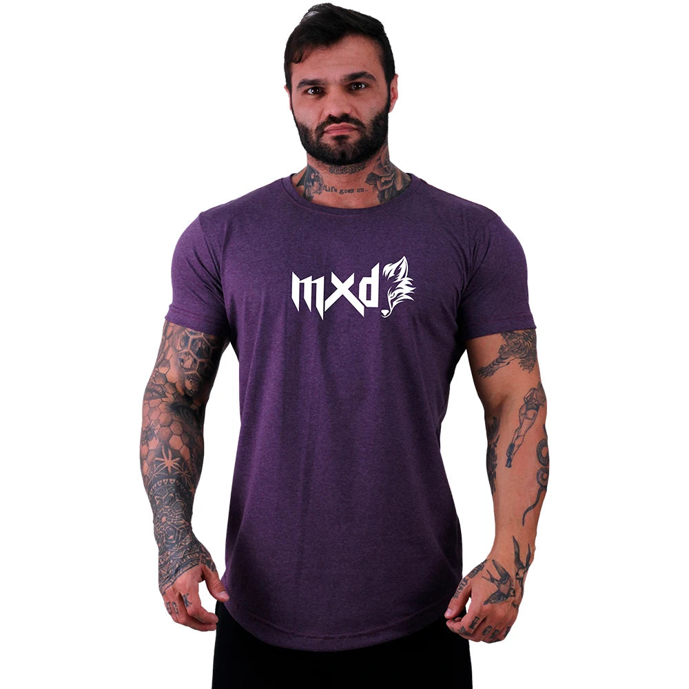 MXD Concept Printed Fitness Workout Fit Lonline T-Shirt