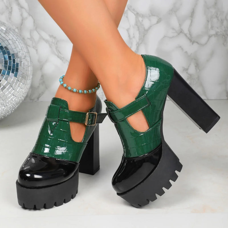 Women Pumps Platform Thick Heel High Heels Shoes for Women Summer Roman New Party Fashion Explosion Heels Women Zapatos De Mujer