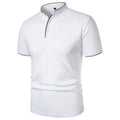 New Men's Short Sleeve T Shirts Summer Solid Color Polo Shirt Breathable Loose Basic Shirts for Men Breathable Lightweight Tops