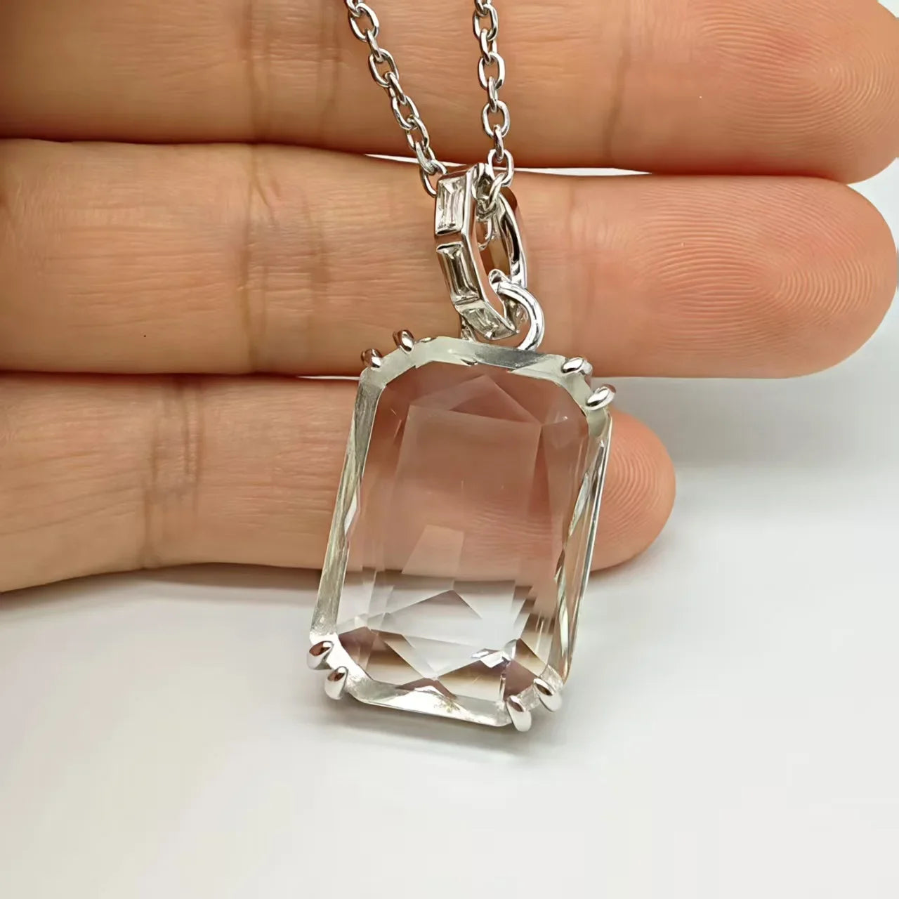 2026 New Women's White Crystal High Jewelry Set Necklace, Earrings, Bracelets, Rings Best Wedding Party Accessories