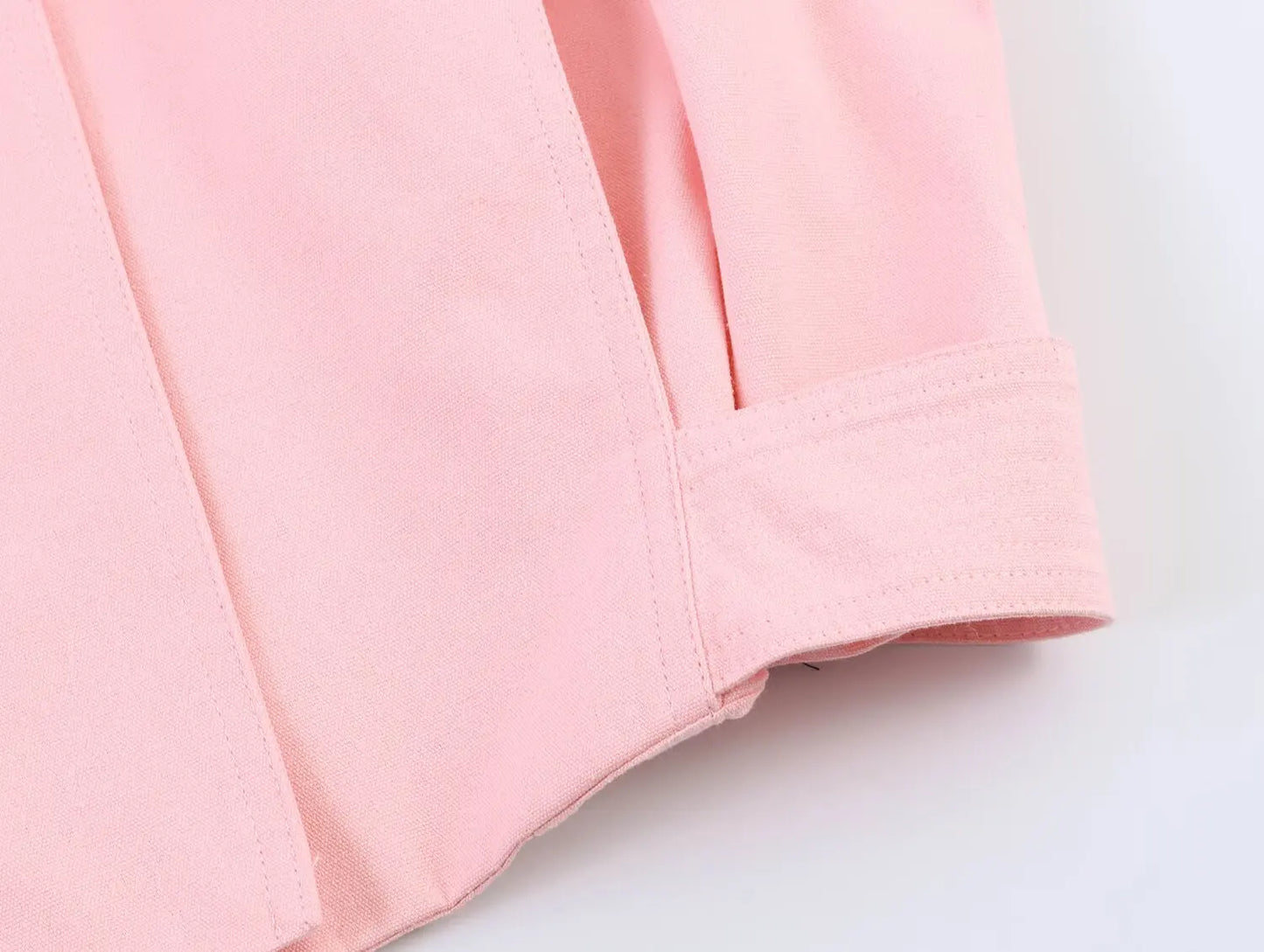 TFMLN Women Pink Stand-up Collar Jacket 2026 Trendy High Street Elegant Single-breasted Loose Coat Female Chic Outerwear ﻿