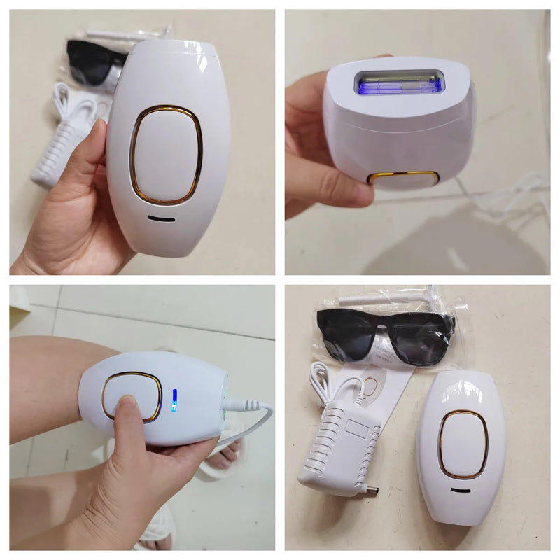 Depilador a laser IPL para corpo, biquíni, depilação a laser para mulheres, depilador flash, depilador a laser permanente de pulso, depilador para uso doméstico