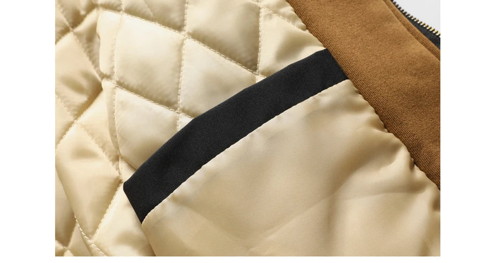 Autumn Winter Men's Warm Bomber Jacket Outdoor Man Thick Windbreaker Hiking Hooded Coats Men Thermal Sports Zipper Parkas Jacket