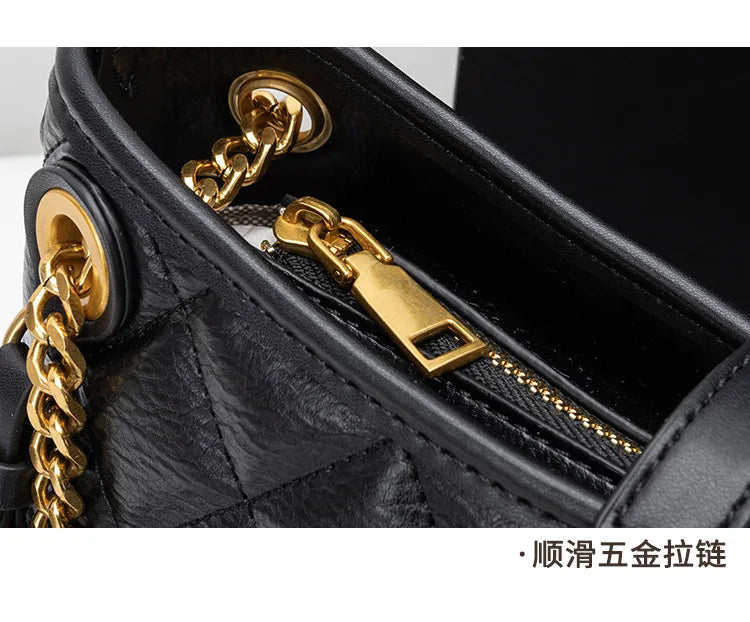 Women's bag niche new shoulder bag high-end messenger bag temperament versatile underarm bag fashion commuter handbag