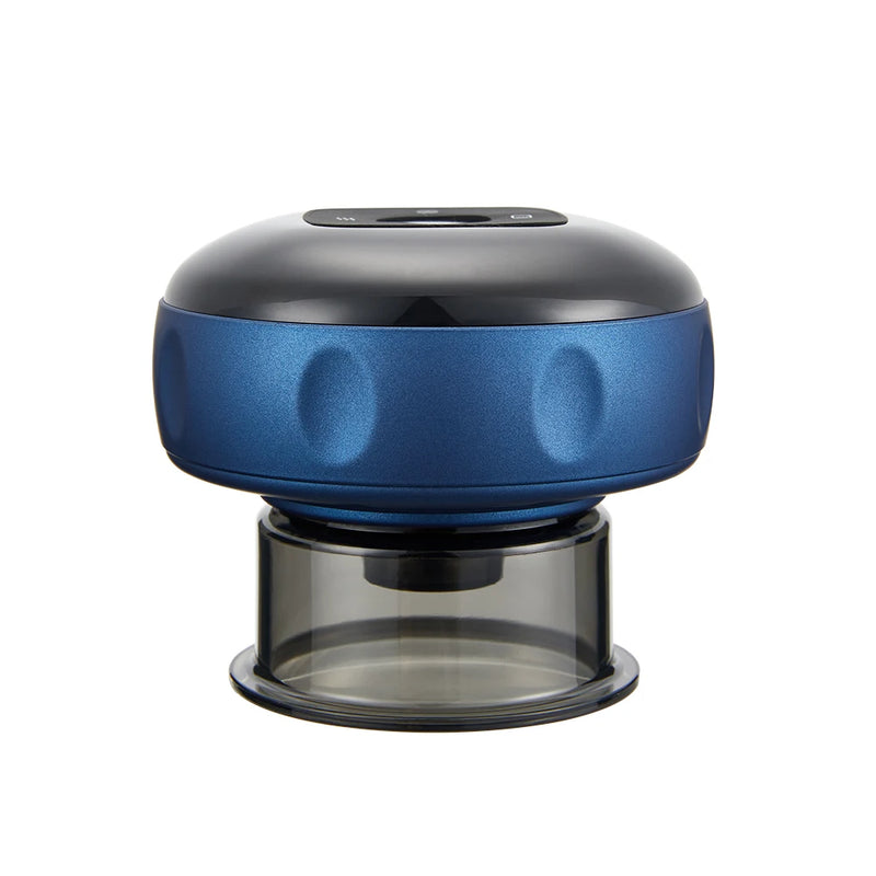 Massageador elétrico de terapia com ventosas para o corpo, anticelulite, aquecimento com luz vermelha, vibração, guasha, raspagem de gordura, queima de gordura e emagrecimento