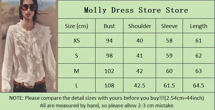 Blusa feminina elegante, azul, gola alta, babados, manga comprida, lisa, solta, chiffon, nova blusa feminina de verão 2025