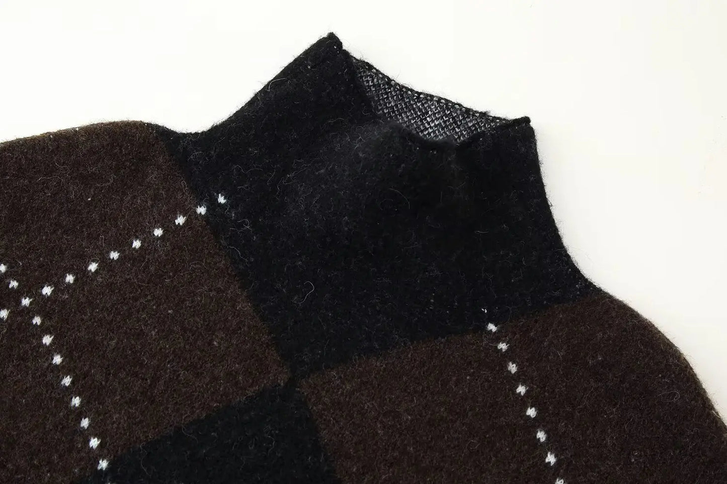 NLZGMSJ Women Knitted Sets 2025 Autumn Winter Wrist Sleeve Slim Plaid Sweater Cardigan Jacket Crop Top Mini Skirt Suits