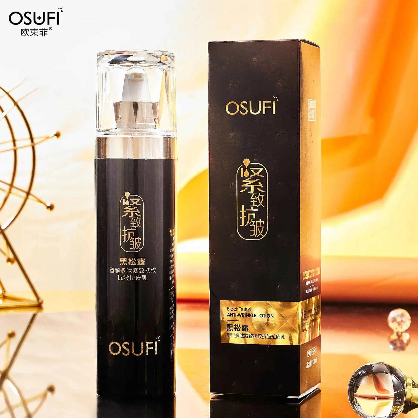 OSUFI Black Truffle Anti aging Facial Lotion Moisturizing Improve Dullness Emulsifier Korean Skin care Products Face Care