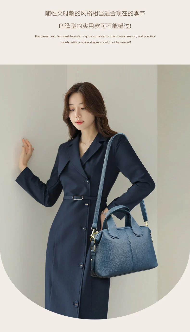 Bolsa feminina de couro de luxo, designer de moda, bolsa transversal de ombro para mulheres, bolsas femininas de marca de alta qualidade, novas