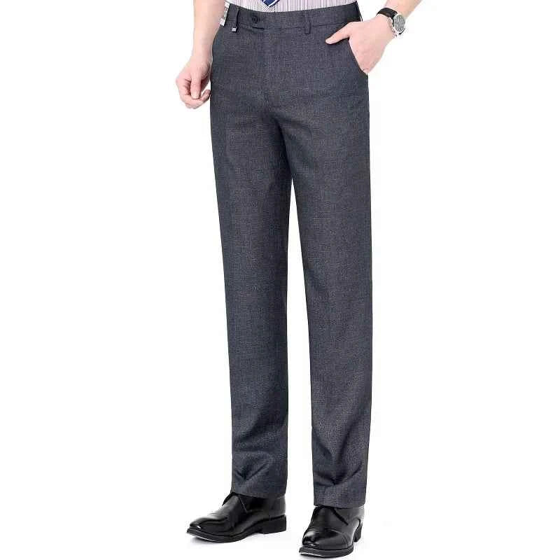 Top-Quality Men's Woolen Trousers - Traf Suit Pants,Business Formal,Trousers for Men, Man Pants, Naples Wool Dress Pants for Men